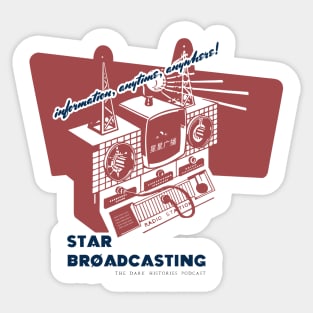 Star Broadcasting Numbers Station Sticker